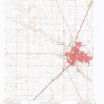 United States Geological Survey Brownfield West, TX (1969, 24000-Scale) digital map