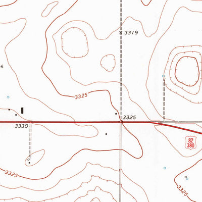 United States Geological Survey Brownfield West, TX (1969, 24000-Scale) digital map