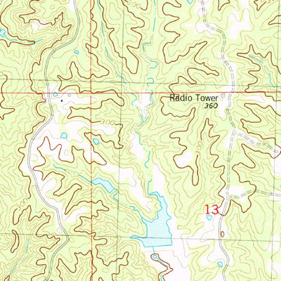 United States Geological Survey Browning, MS (1982, 24000-Scale) digital map