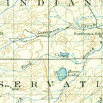 United States Geological Survey Browning, MT (1901, 125000-Scale) digital map