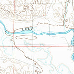 United States Geological Survey Brownlee Flats, NE (1985, 24000-Scale) digital map