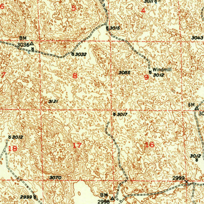 United States Geological Survey Brownlee, NE (1951, 62500-Scale) digital map