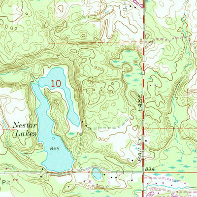 United States Geological Survey Browns Corners, MI (1969, 24000-Scale) digital map