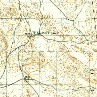 United States Geological Survey Browns Creek, NE (1896, 125000-Scale) digital map