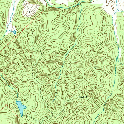 United States Geological Survey Browns Crossing, GA (1972, 24000-Scale) digital map