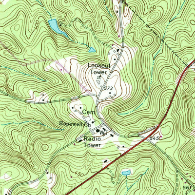 United States Geological Survey Browns Crossing, GA (1972, 24000-Scale) digital map