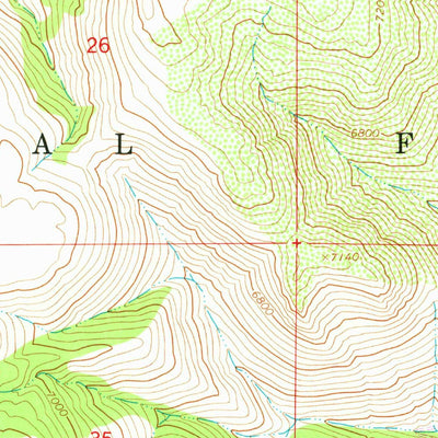 United States Geological Survey Browns Hole, UT (1964, 24000-Scale) digital map