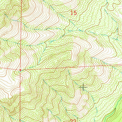 United States Geological Survey Browns Hole, UT (1964, 24000-Scale) digital map