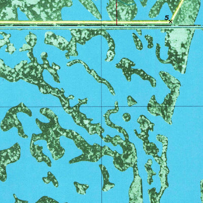 United States Geological Survey Browns Lake, LA (1982, 24000-Scale) digital map