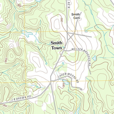 United States Geological Survey Browns Lake, MS (2012, 24000-Scale) digital map