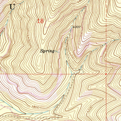 United States Geological Survey Browns Lake, WA (1968, 24000-Scale) digital map