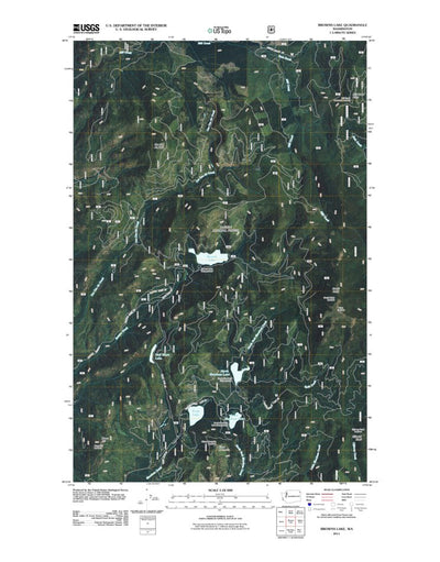 United States Geological Survey Browns Lake, WA (2011, 24000-Scale) digital map