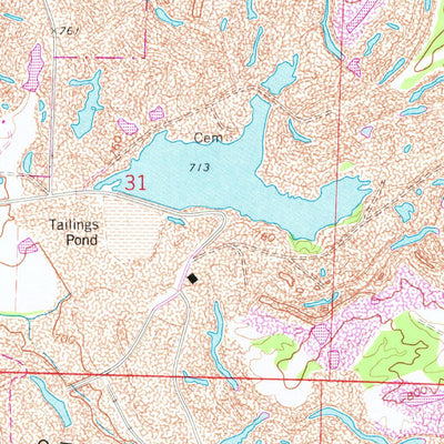 United States Geological Survey Browns, MO (1969, 24000-Scale) digital map