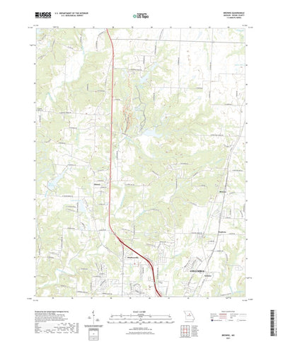 United States Geological Survey Browns, MO (2021, 24000-Scale) digital map