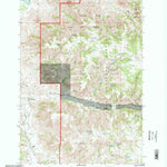United States Geological Survey Browns Mountain, MT (1995, 24000-Scale) digital map