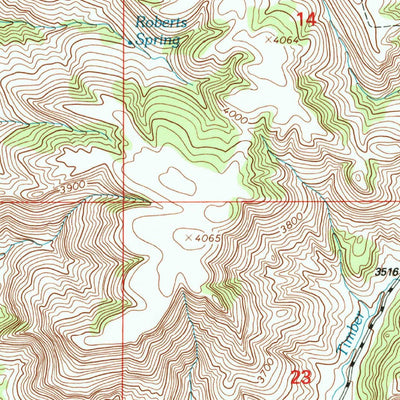United States Geological Survey Browns Mountain, MT (1995, 24000-Scale) digital map