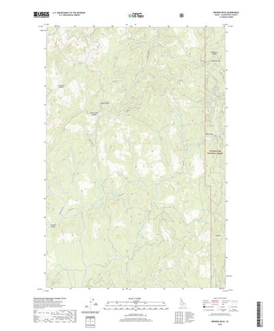 United States Geological Survey Browns Rock, ID (2020, 24000-Scale) digital map