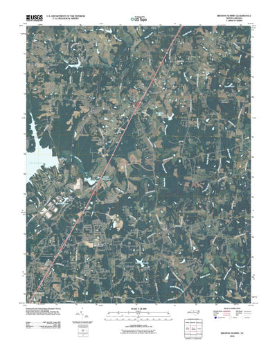 United States Geological Survey Browns Summit, NC (2010, 24000-Scale) digital map