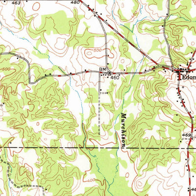 United States Geological Survey Brownsboro, TX (1948, 62500-Scale) digital map
