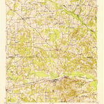 United States Geological Survey Brownsboro, TX (1949, 62500-Scale) digital map