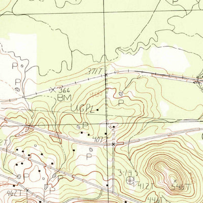 United States Geological Survey Brownsboro, TX (1984, 24000-Scale) digital map