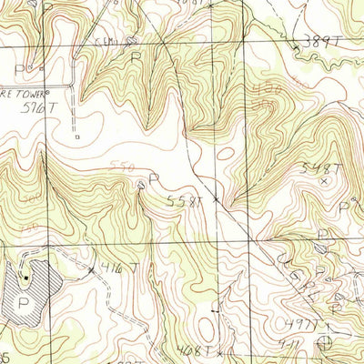 United States Geological Survey Brownsboro, TX (1984, 24000-Scale) digital map