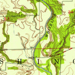 United States Geological Survey Brownsburg, IN (1953, 24000-Scale) digital map