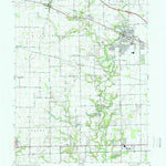 United States Geological Survey Brownsburg, IN (1970, 24000-Scale) digital map