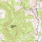 United States Geological Survey Brownsburg, VA (1967, 24000-Scale) digital map