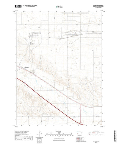 United States Geological Survey Brownson, NE (2021, 24000-Scale) digital map
