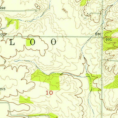United States Geological Survey Brownsville, IN (1956, 24000-Scale) digital map