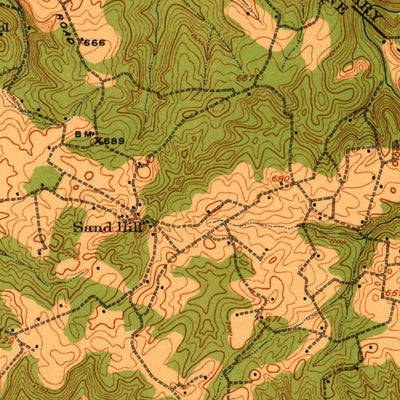 United States Geological Survey Brownsville, KY (1922, 62500-Scale) digital map