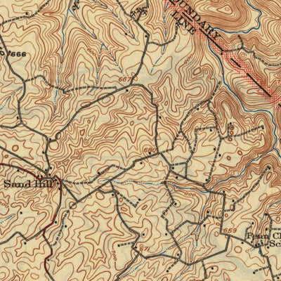 United States Geological Survey Brownsville, KY (1923, 62500-Scale) digital map