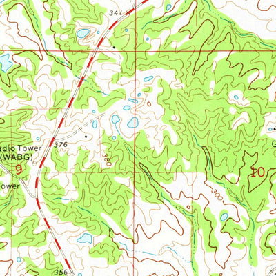 United States Geological Survey Brownsville, MS (1971, 24000-Scale) digital map
