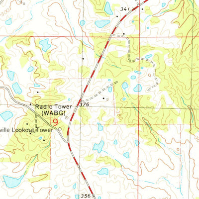 United States Geological Survey Brownsville, MS (1980, 24000-Scale) digital map