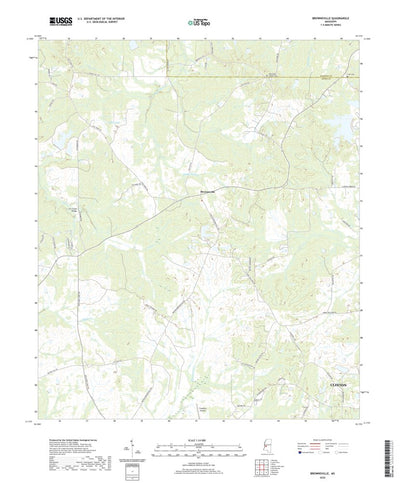 United States Geological Survey Brownsville, MS (2020, 24000-Scale) digital map
