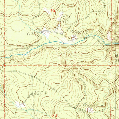 United States Geological Survey Brownsville, OR (1988, 24000-Scale) digital map