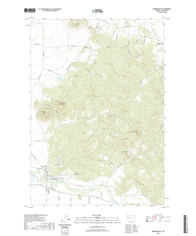 United States Geological Survey Brownsville, OR (2020, 24000-Scale) digital map