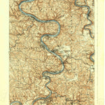 United States Geological Survey Brownsville, PA (1933, 62500-Scale) digital map