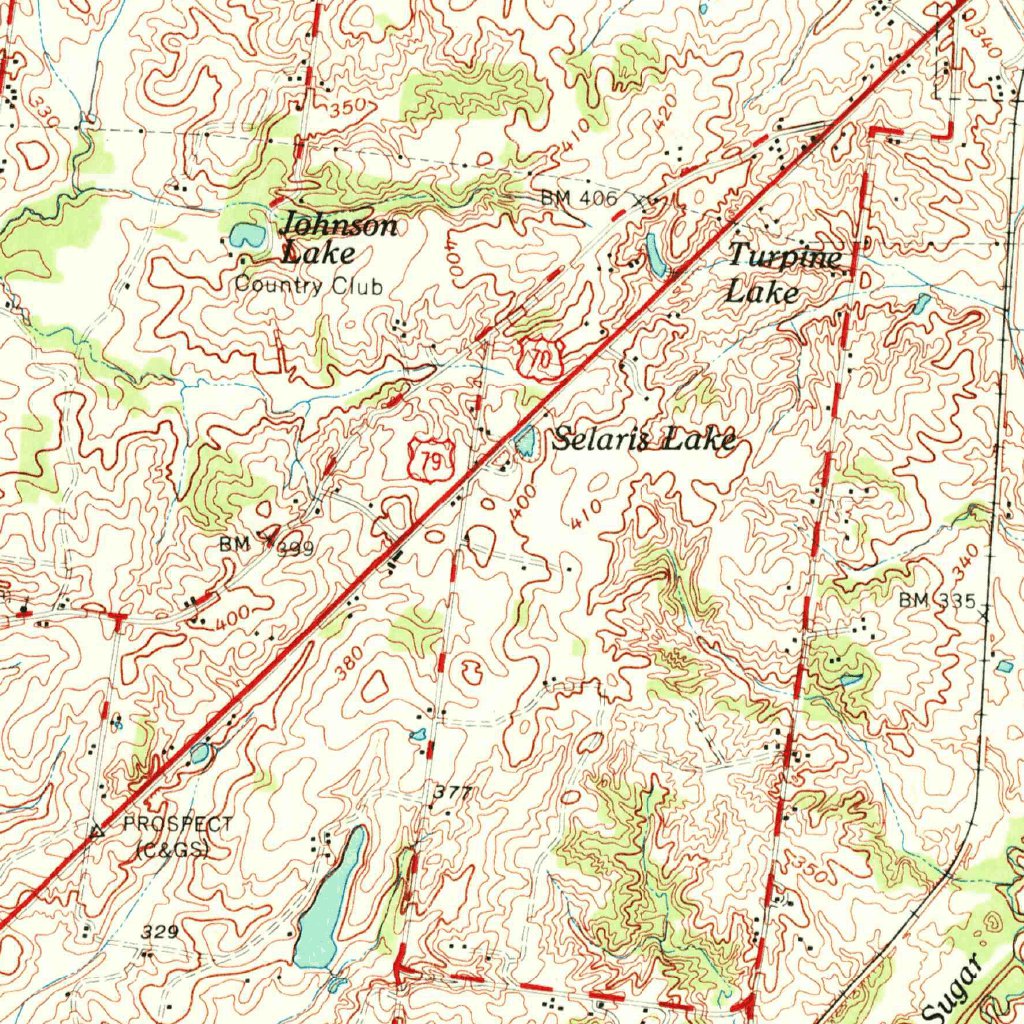 Brownsville, TN (1970, 62500Scale) Map by United States Geological