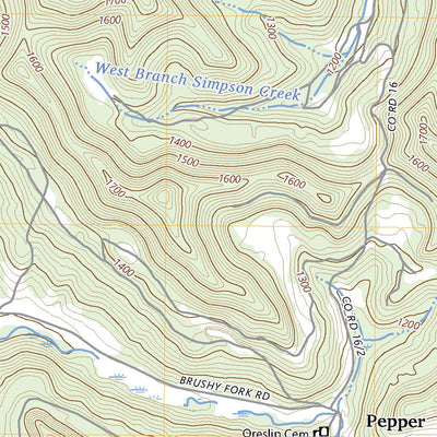 United States Geological Survey Brownton, WV (2023, 24000-Scale) digital map