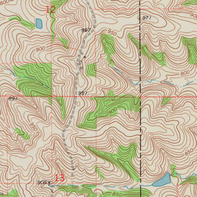United States Geological Survey Browntown, WI-IL (1962, 24000-Scale) digital map