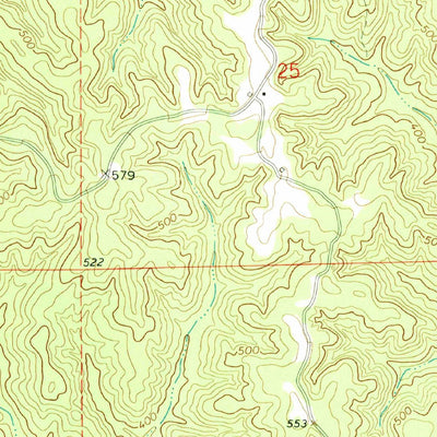 United States Geological Survey Brownville, AL (1967, 24000-Scale) digital map