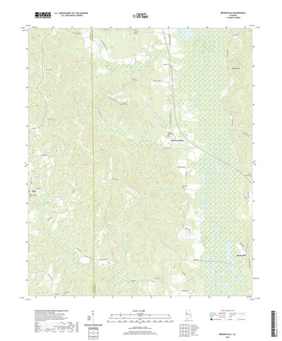 United States Geological Survey Brownville, AL (2020, 24000-Scale) digital map