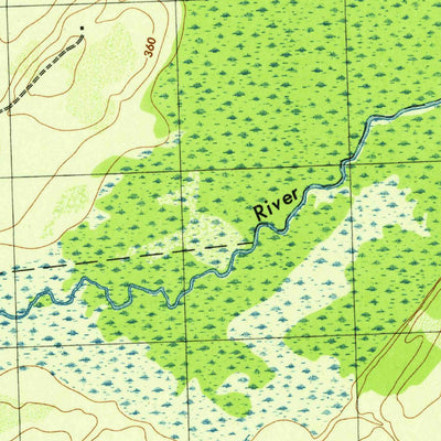 United States Geological Survey Brownville, NY (1943, 31680-Scale) digital map