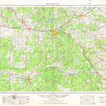 United States Geological Survey Brownwood, TX (1954, 250000-Scale) digital map