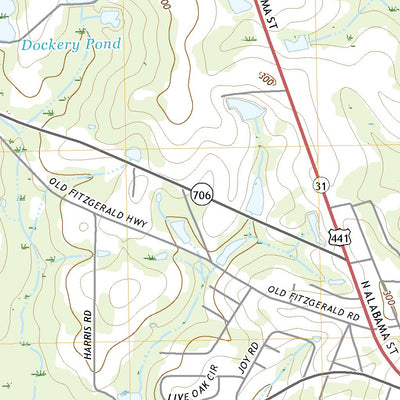 United States Geological Survey Broxton North, GA (2020, 24000-Scale) digital map