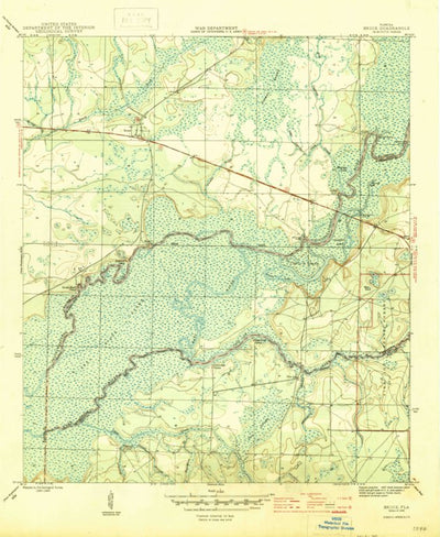 United States Geological Survey Bruce, FL (1945, 31680-Scale) digital map