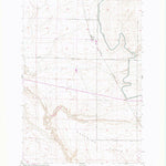 United States Geological Survey Bruce, WA (1954, 24000-Scale) digital map