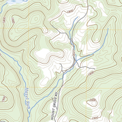 United States Geological Survey Bruceton Mills, WV (2023, 24000-Scale) digital map